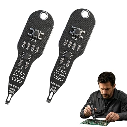 2Pcs Inductance Tester, Electronic Circuit Board Tester, Detectors Inductance Testers Motherboards Coils Testers for Quick Fault Detection