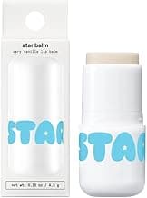 Starface Star BalmTM Very Vanilla, Hydrating Lip Moisturizer with Shea Butter, Cocoa Butter, and Coconut Oil, Dreamy Vanilla Flavor, (0.15 oz)