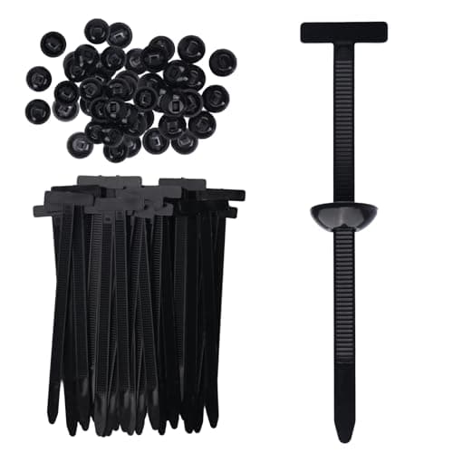 100 Pcs Nylon Universal Cable Tie Buckle for Car - Self-Locking and Easy Install Zipper Clips with Pin & Button Design - UV-Resistant Fixion Tools Zip Tie for Quick and Effortless Car Daily Repair