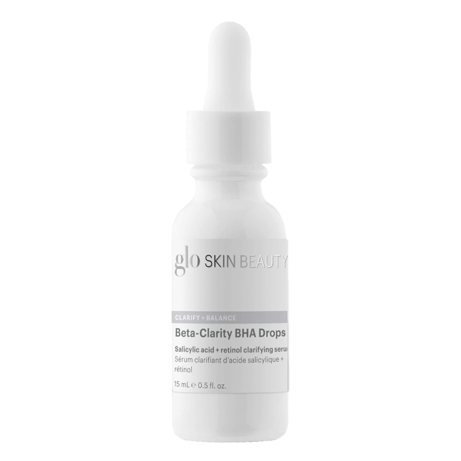 Glo Skin Beauty Beta-Clarity BHA Drops, Travel Size - Salicylic Acid + Retinol Clarifying Serum, Helps Refine & Rebalance for a Clearer, Brighter Complexion