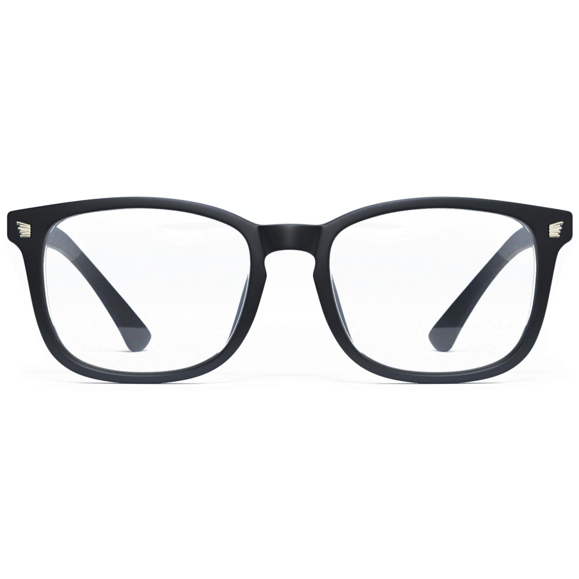 Gaoye Black Blue Light Glasses for Computer & Gaming - Anti UV Ray Lenses, Scratch-Resistant & Comfort Fit