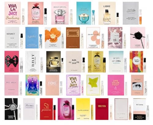 12 Women's Designer Fragrance Sampler Collection Luxury High-End Perfume Vials for Women, Mini Perfume Sample Discovery Set