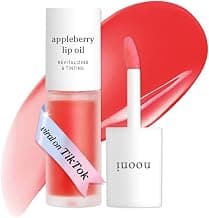 NOONI Korean Lip Oil - Appleberry | Long-Lasting, Moisturizing, Plumping, Revitalizing for Dry Lips, Waterproof, No Peel Off, Hydrating Nourishing Crystal Clear Lip Stain, Stocking Stuffers 0.12 FL Oz