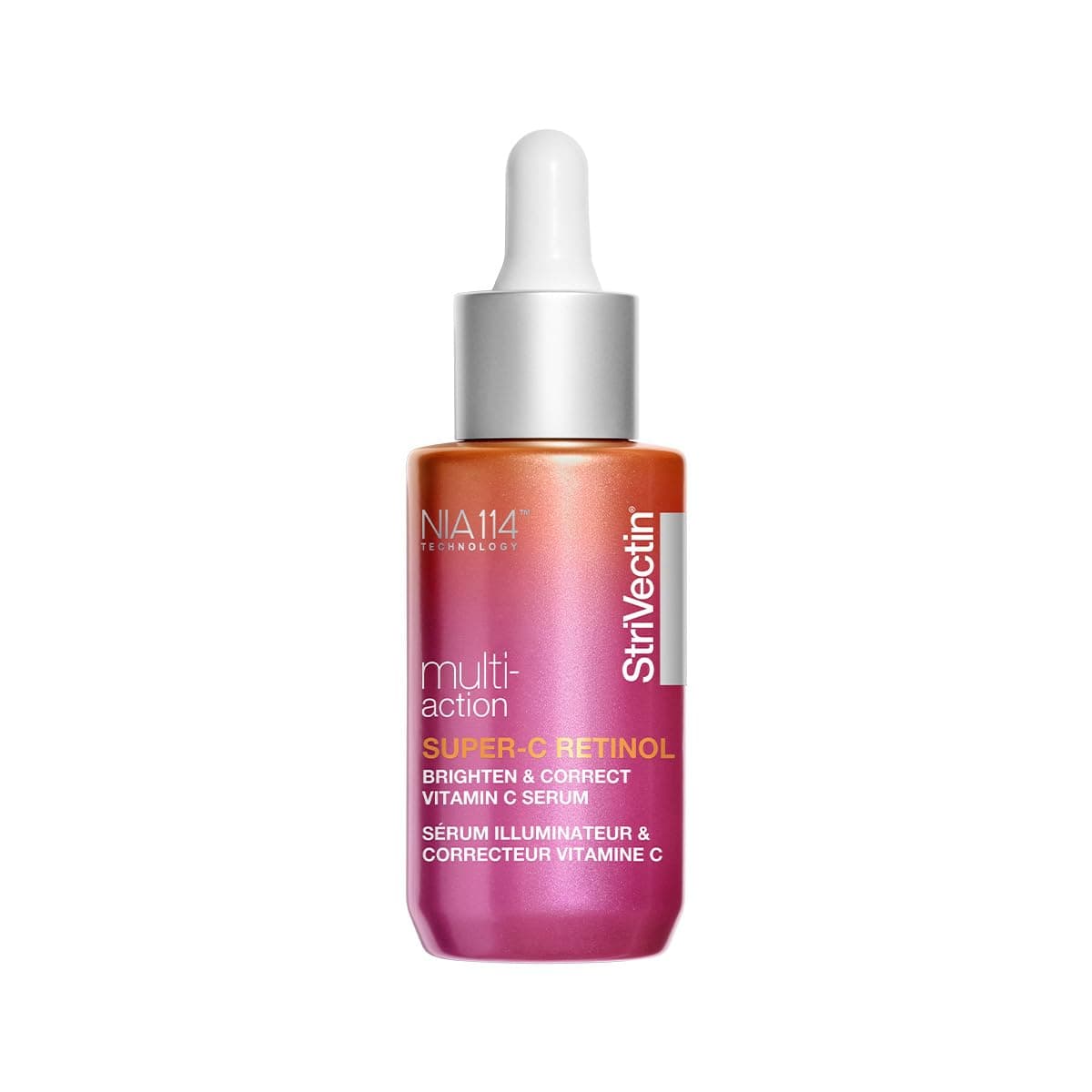 StriVectin Super-C Retinol Brighten & Correct Vitamin C Serum, Antioxidant Face Serum for Uneven Tone, Fine Lines, and Firmness, Drops for Face