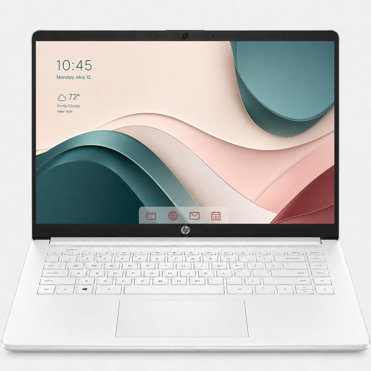 HP Ultrabook with Sleek Design, 8GB RAM, Microsoft 365 1-Year, Intel 4-Core, Micro-Edge Display, Flash-Based Storage, Fast Charge, Windows 11 Home, Wi-Fi 6, no Mouse