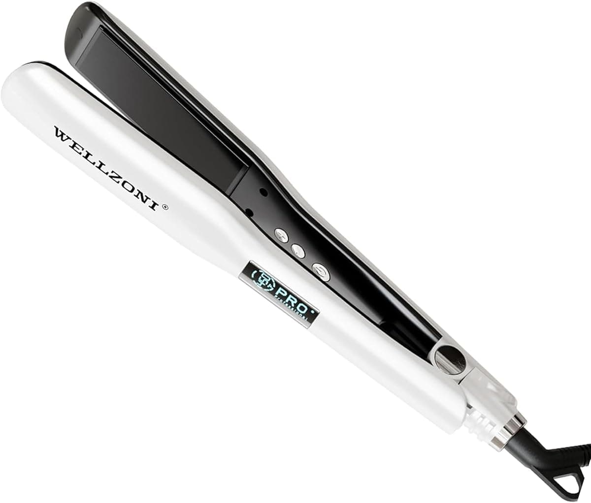Flat Iron Hair Straightener - 1.4" Wide Plate, 15s Fast Heating with 37 Temp Settings 122-450°F, Dual Voltage Ionic Ceramic Flat Iron for All Hair Types with Auto Shut-Off