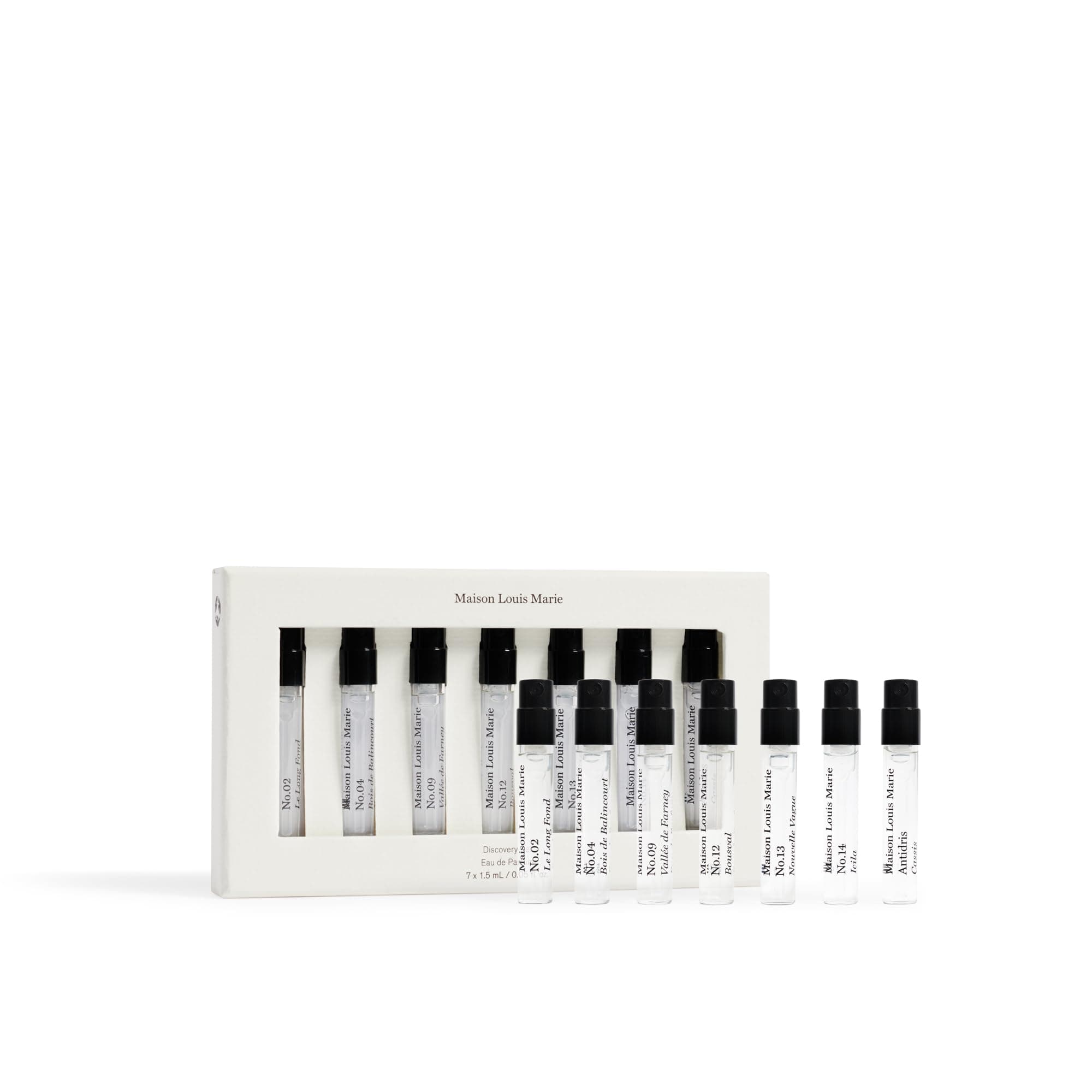 Maison Louis Marie - Natural Eau de Parfum Spray 7-Piece Discovery Set | Luxury Clean Beauty + Non-Toxic Fragrance (0.05 fl oz | 1.5 ml)