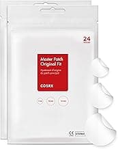 COSRX Acne Pimple Patches Absorbing Hydrocolloid Original 3 Size Patches for Blemishes and Zits Cover, Absorbs Zits & Blemish, Spot Stickers for Face and Body, Korean Skin Care (48 Count)