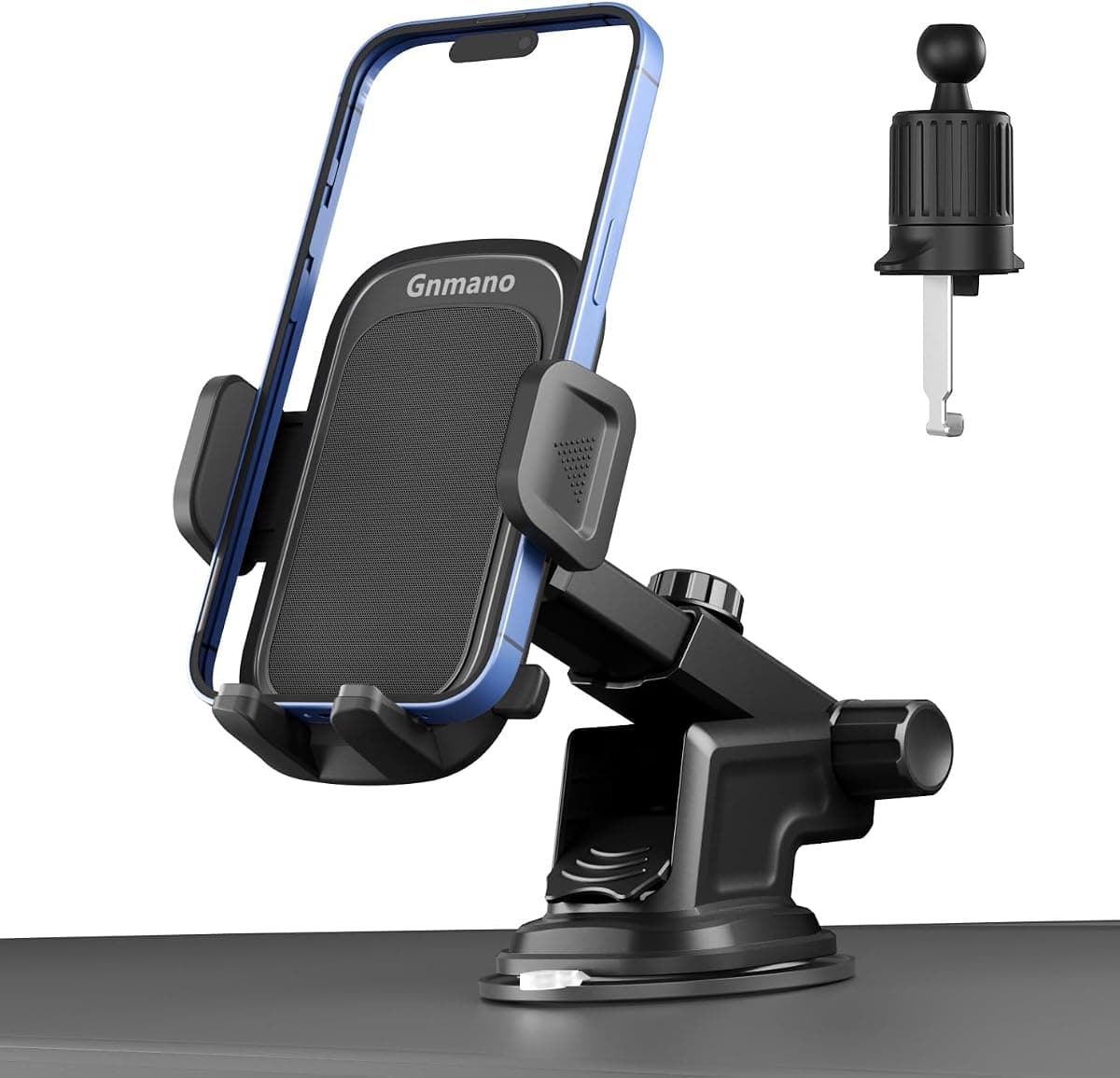 Car Phone Holder, [Powerful Suction] Phone Holders for Your Car Dashboard Windshield Air Vent, 3 in 1 Hands-Free Car Phone Mount Fit for iPhone Android Smartphone