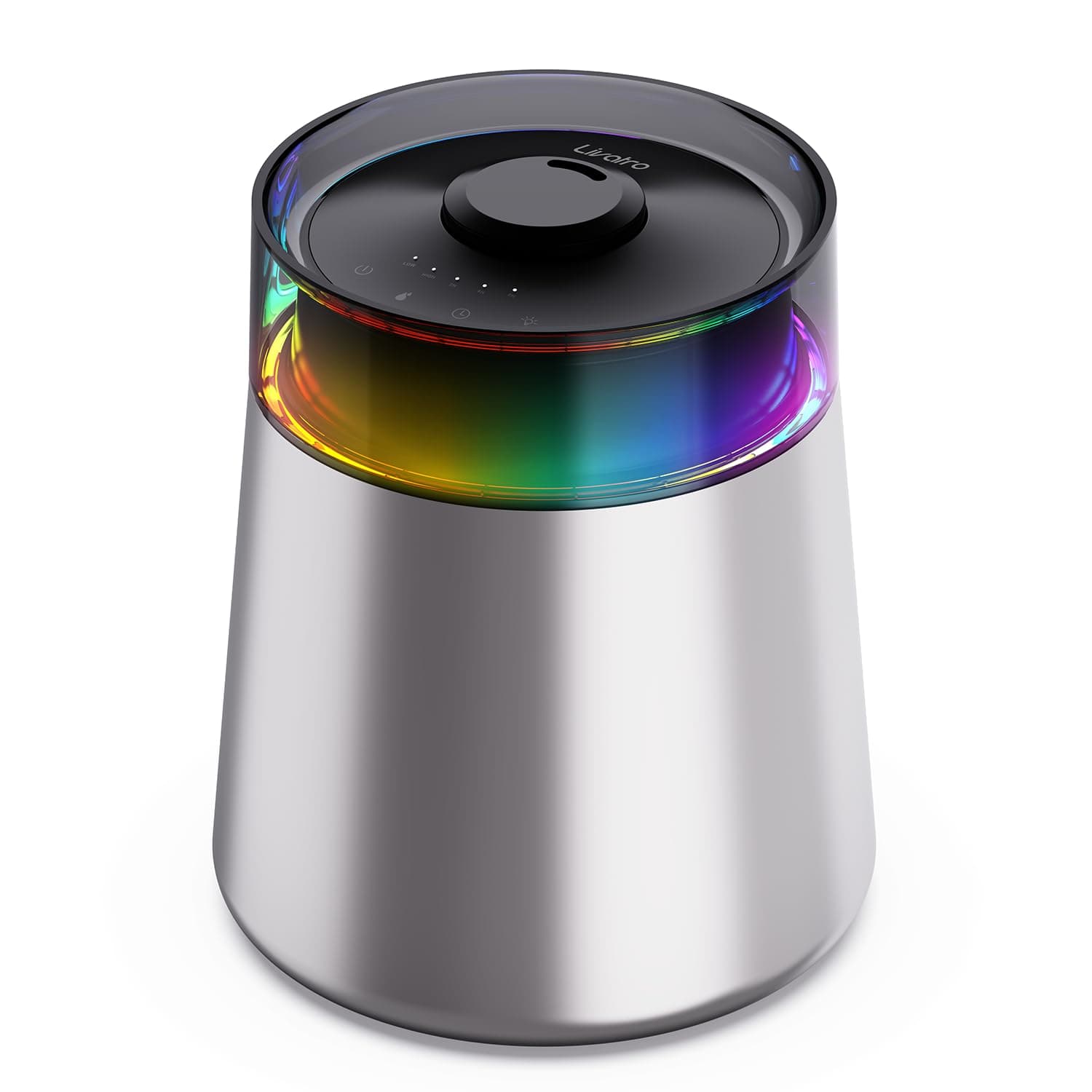 7L Ultrasonic Stainless Steel Cool Mist Humidifier for Bedroom & Large Room, Top Fill, Ultra Quiet 24dB, 3 Mist Levels, Easy Clean Dishwasher Safe Humidifier for Living Room Office