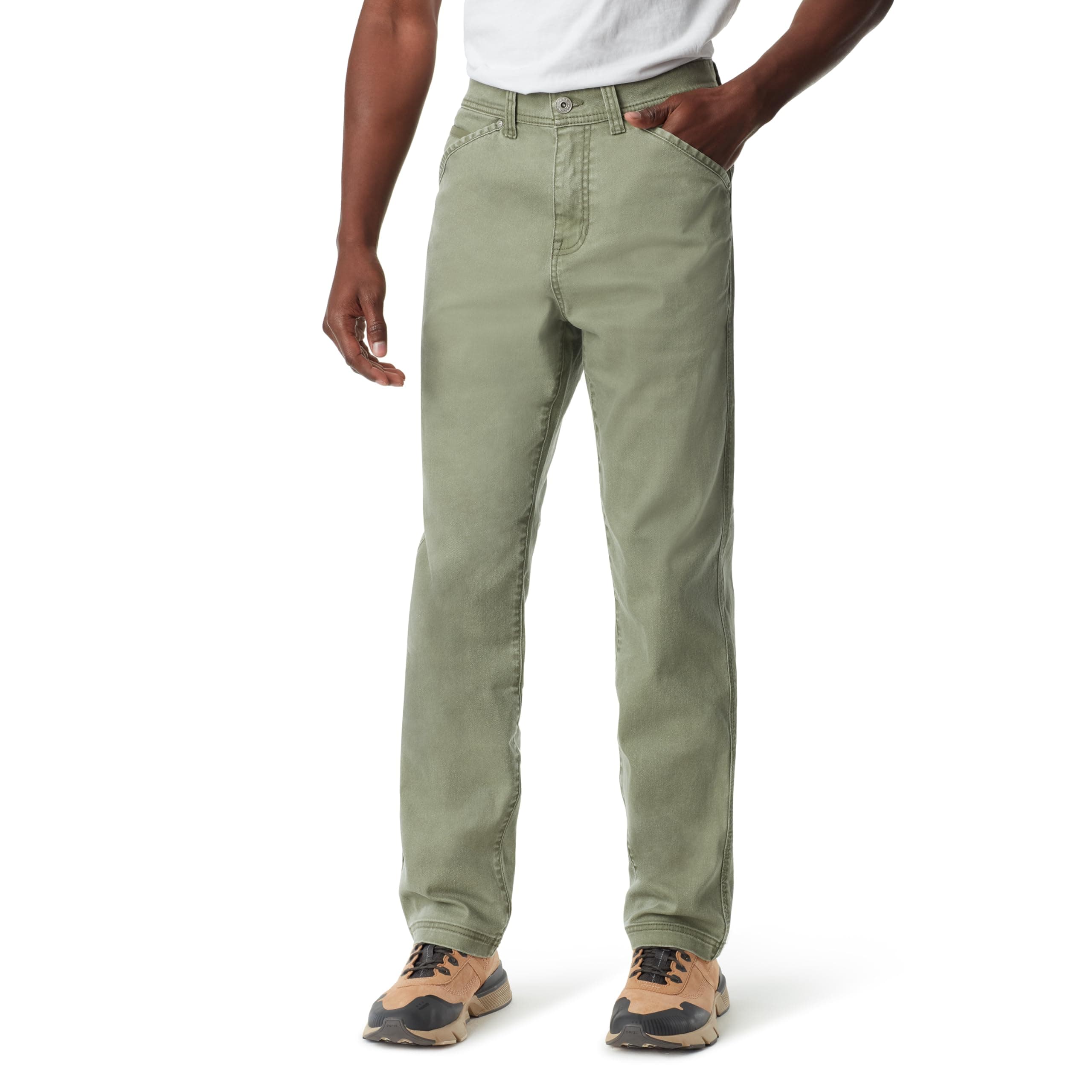BASS Outdoor Men's Everyday Straight Leg Pant with 6 Pockets Standard