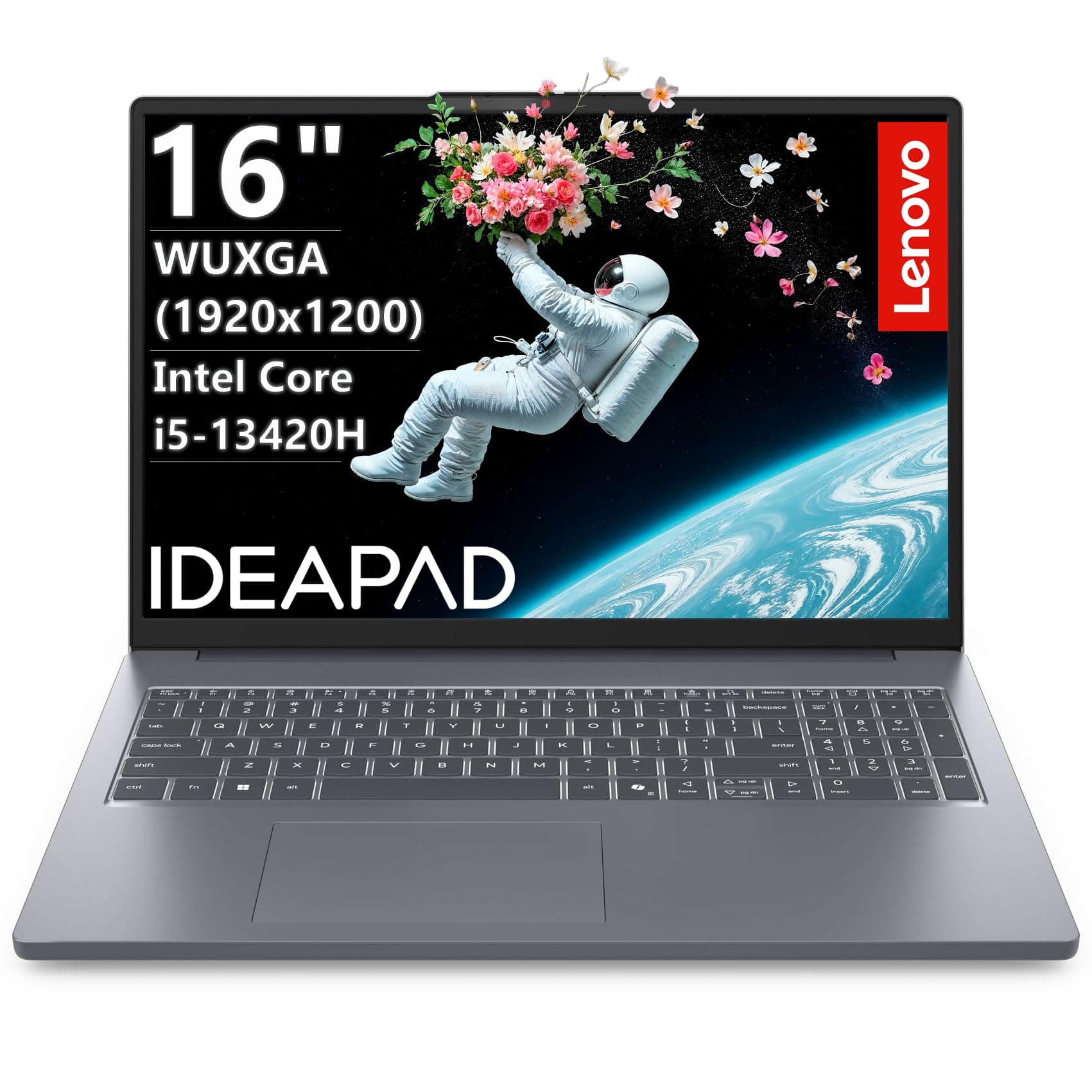 Lenovo Business Laptop with Copilot AI • 2026 Edition • Intel 13th Gen i5-13420H • 16GB DDR5 • 512GB SSD • 16" FHD+ • Microsoft 365 • WiFi 6 • Windows 11