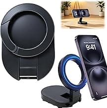 3-in-1 Suction Magnetic Phone Holder, 2026 New Foldable & 360° Rotatable MagLock Suction Mount with Suction, Magnetic Gym Phone Holder, Ideal for Car Dashboard, Gym, Kitchen, Office