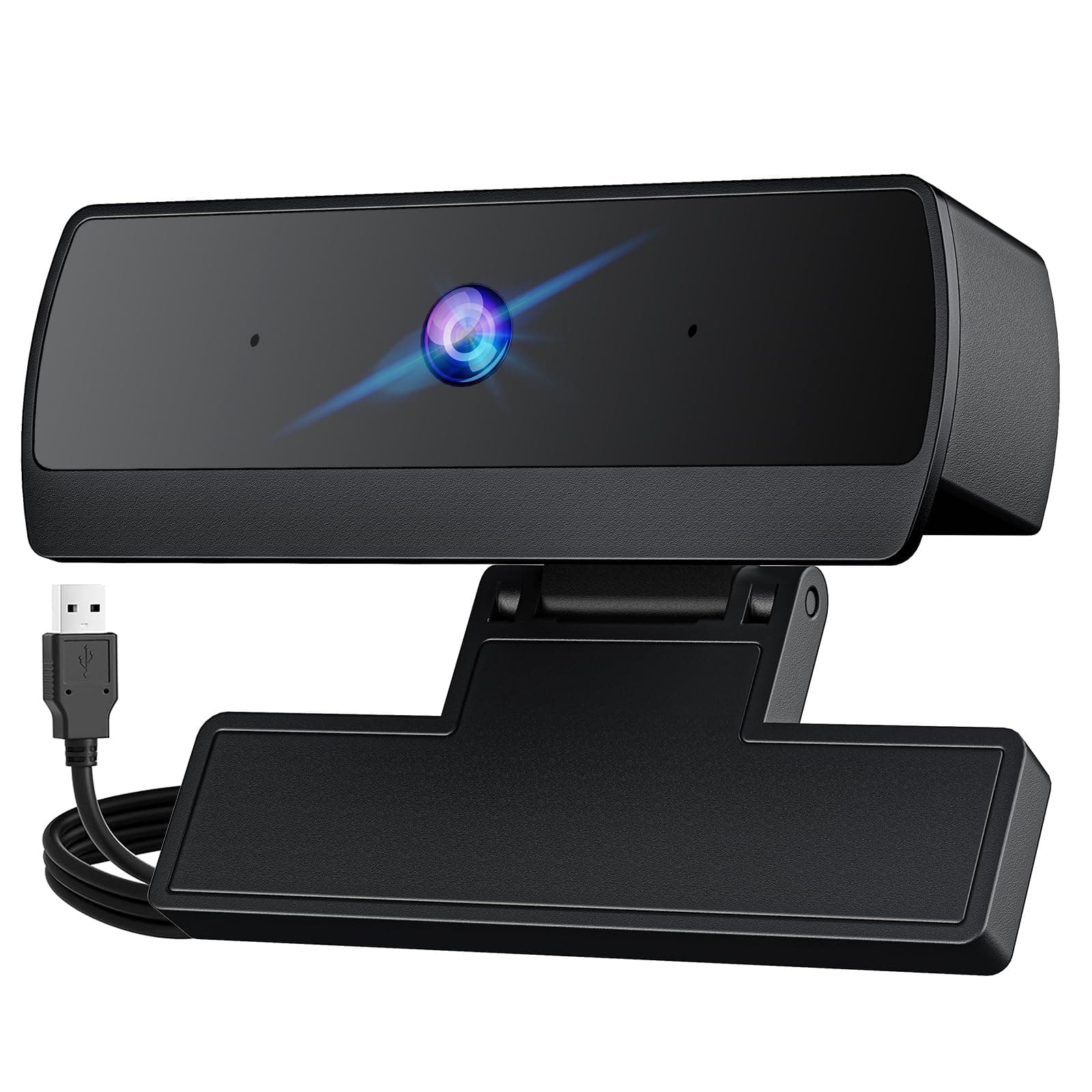 1080P HD Webcam, USB Plug & Play Computer Camera, Auto Low-Light Streaming Camera, Noise-Canceling Microphone Web cam - for Video on Laptop & Desktop