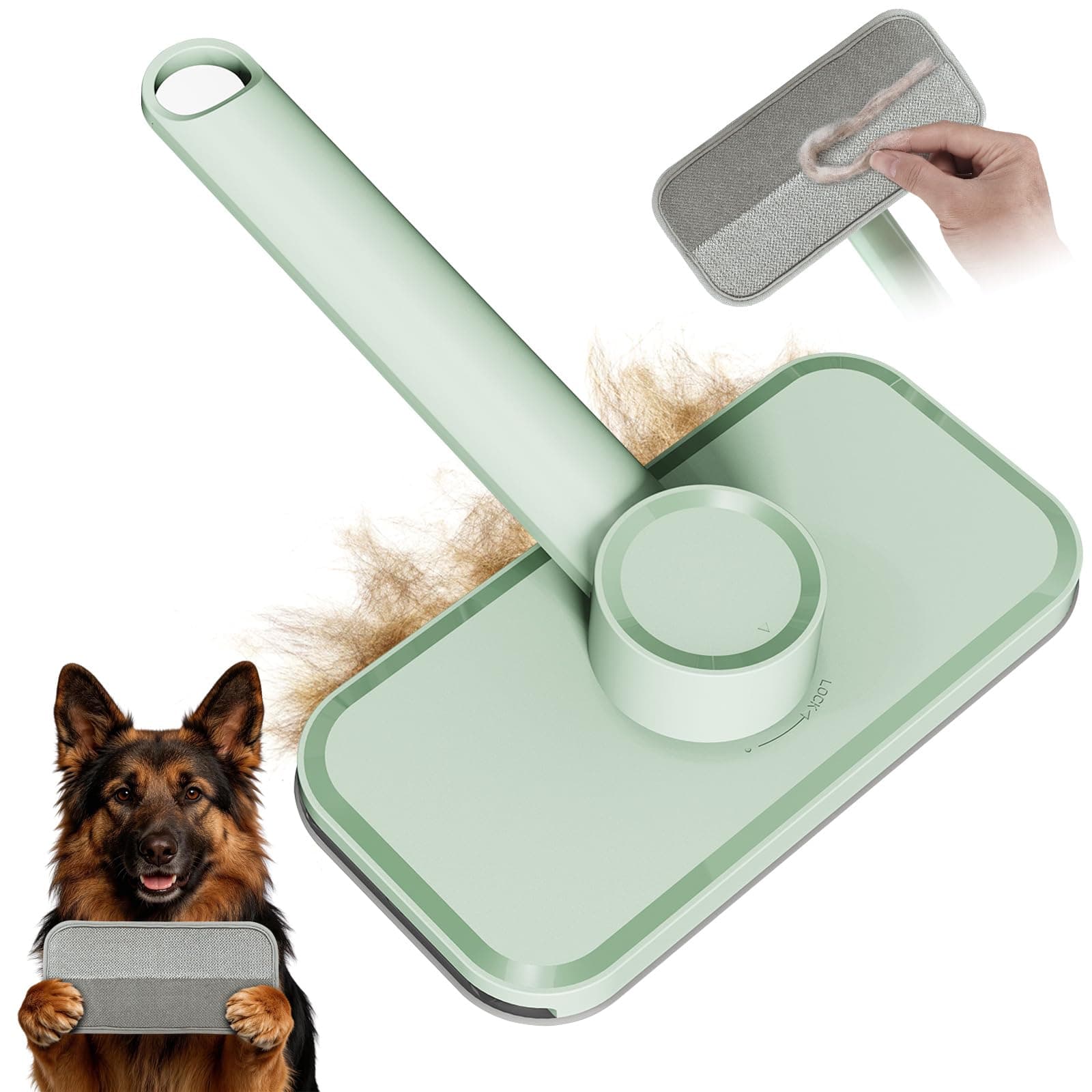 Pet Hair Remover – Reusable Lint Remover for Dog and Cat Hair Electrostatic Lint Brush Magic Pet Hair Removal Tool for Clothes, Couch, Carpet, Car, Rugs, Bedding, Fabric Furniture