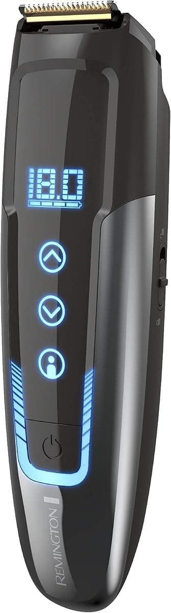 Remington MB4700 Smart Beard Trimmer with Memory Settings and Digital Touch Screen, Rechargeable for Cordless Use
