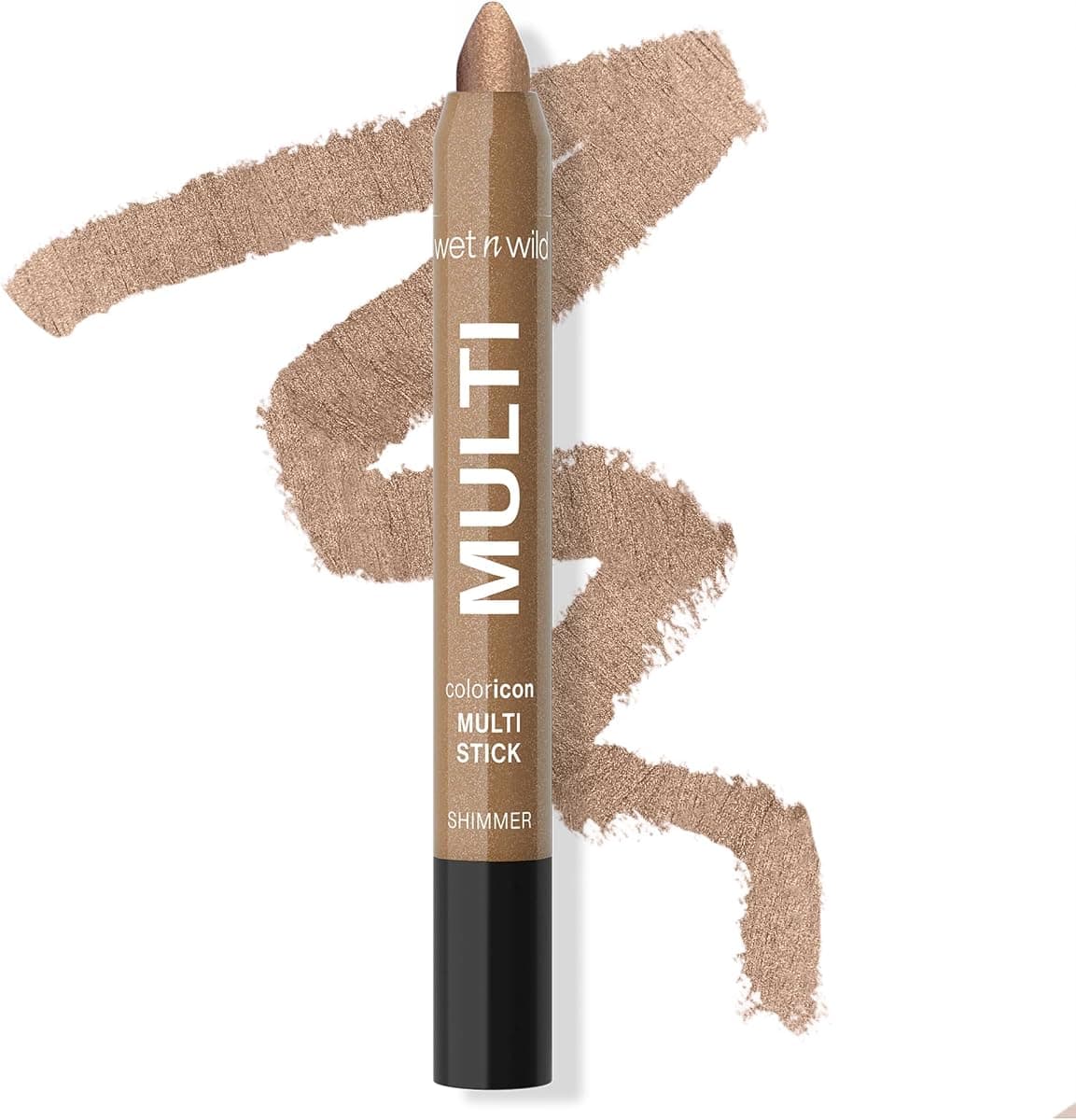 wet n wild Color Icon Cream Eyeliner Eyeshadow Multi-Stick, Moisturizing, Nourishing Velvety Cream-to-Powder Buildable & Blendable Formula, Cruelty-Free & Vegan - Champagne Room