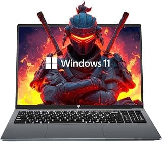 KAIGERR Gaming Laptop, 17.3inch Laptops with AMD Ryzen 4300U Processor(Up to 3.7GHz), 16GB DDR4 512GB SSD Laptop Computer, WiFi 5, USB3.2, Type_C, Webcam Cover Slide