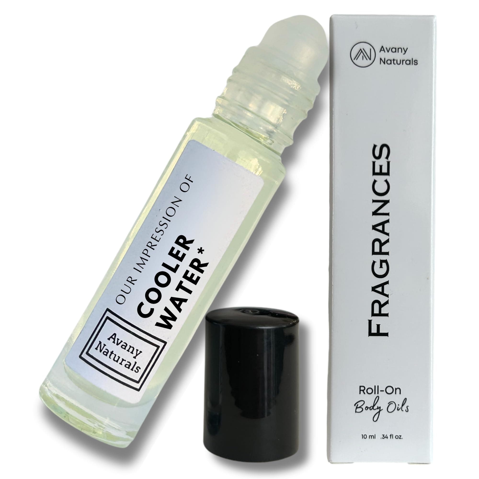 Solid Cologne Men - Long Lasting Colognes, Mens Perfume Samplers, Alt Body Fragrance Roll on with Bigger Bottle & Rollerball, Travel Size TSA Approved (1/3 OZ, CooledWater)