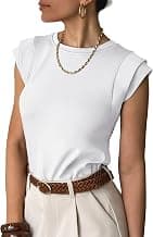 ANRABESS Business Casual Tops for Womens Cap Sleeve Summer Dressy Shirts 2026 Trendy Work Office Outfits Clothing