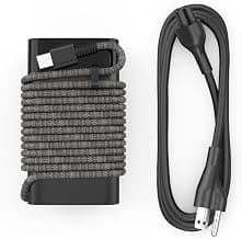 Laptop Charger for HP Spectre Envy Elite EliteBook X360 X2 2-in-1 Chromebook Pavilion Dragonfly, New Slim 65W 45W USB C Charger 10FT, Universal Type C Power Adapter, Super Durable, Original Quality