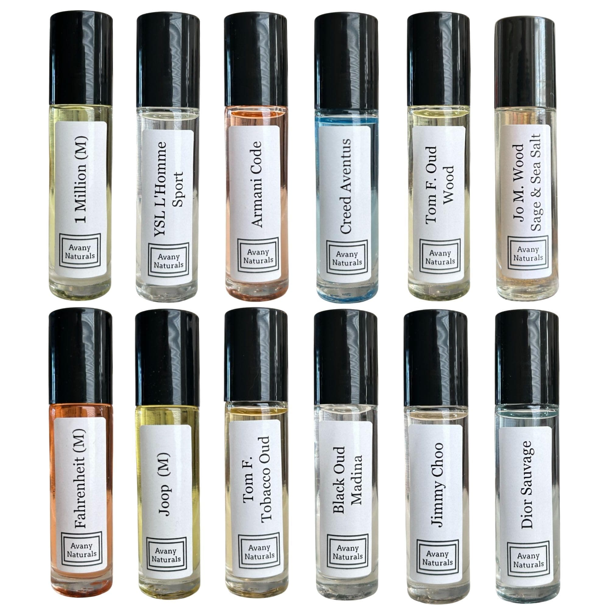 Fragrance Oil Samples For Men - Enhanced Scents Perfume - Scented Body Oil, Travel Size Cologne, Perfume Gift Set, 12 Pc Mens Mystery Box (Summer Vibes)