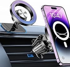 Kaistyle for Magsafe Car Mount【Strong Magnets】Magnetic Phone Holder for Car Phone Holder Mount Dash Mounted Holders Phone Holders for Your Car Accessories for Women Men for iPhone 17 Pro Max 16 15 14
