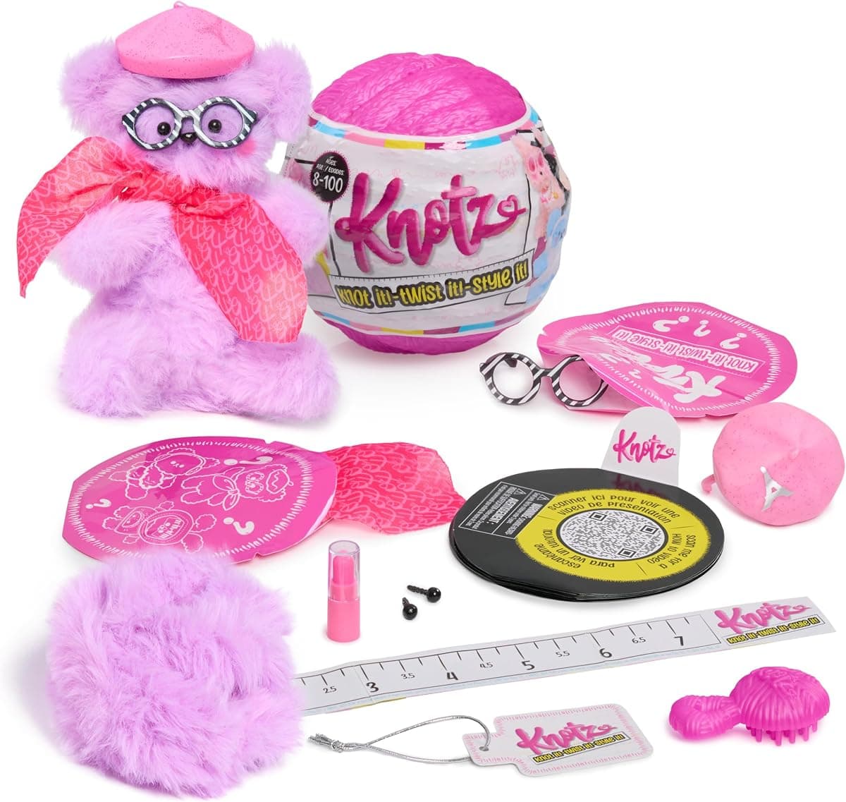 Just Play Knotz Animal Series 1, Kids Toys for Ages 8 Up