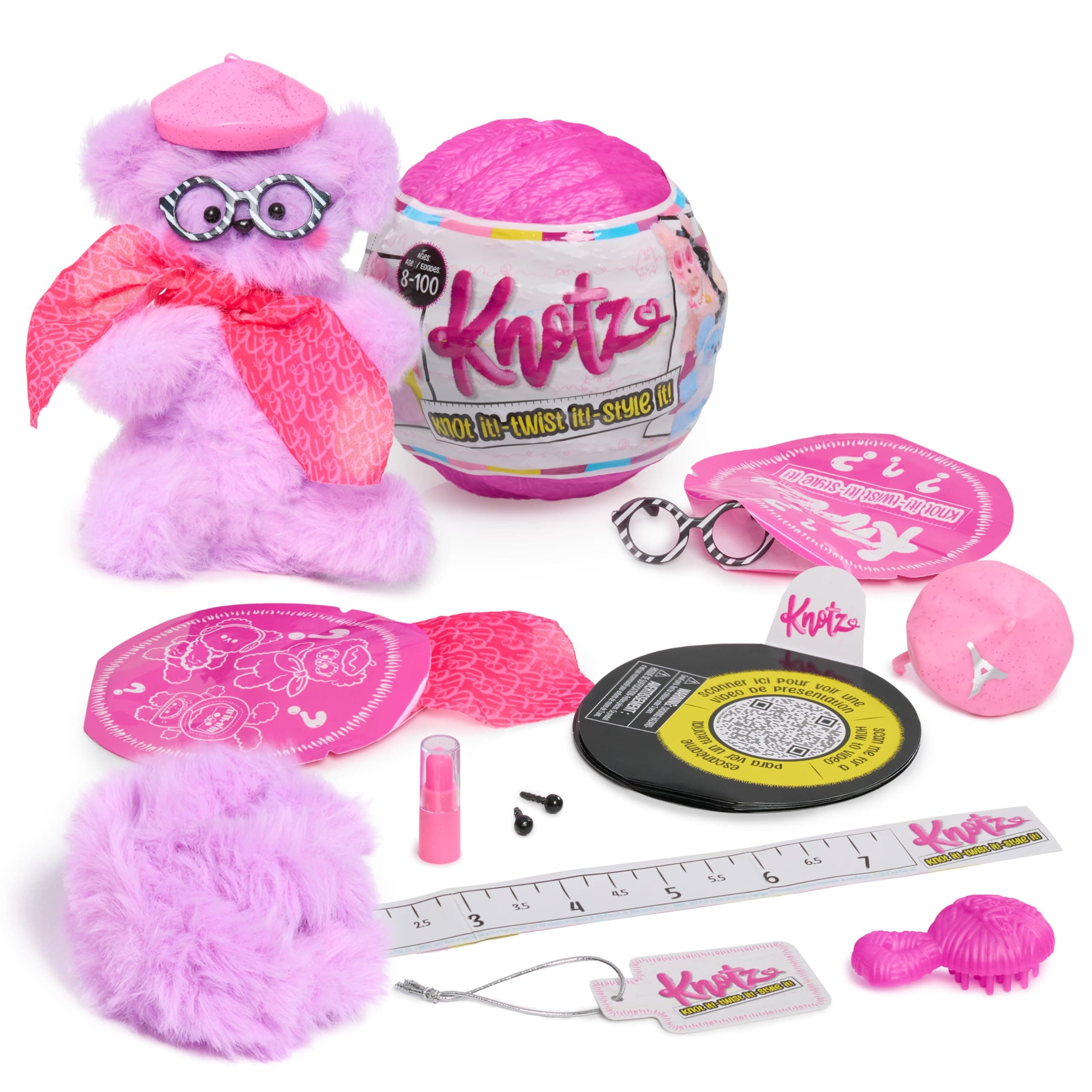 Just Play Knotz Animal Series 1, Kids Toys for Ages 8 Up