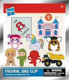 Hasbro Series 4 – 5" Collectible Bag Clip – Blind Bag (ONE Random Figure) – Toy Brand Character Keychain/Backpack Accessory | Official Licensed Merchandise