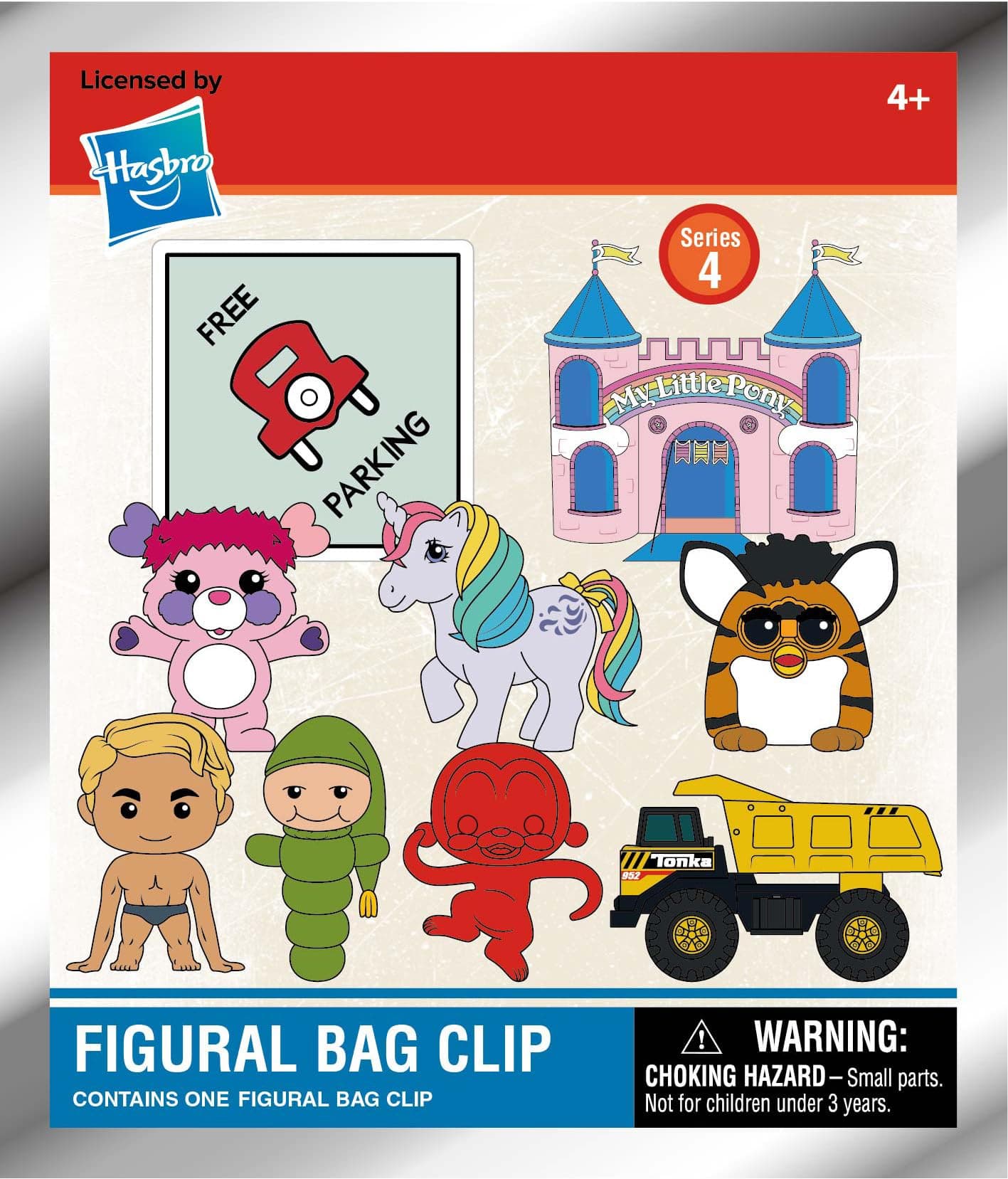 Hasbro Series 4 – 5" Collectible Bag Clip – Blind Bag (ONE Random Figure) – Toy Brand Character Keychain/Backpack Accessory | Official Licensed Merchandise