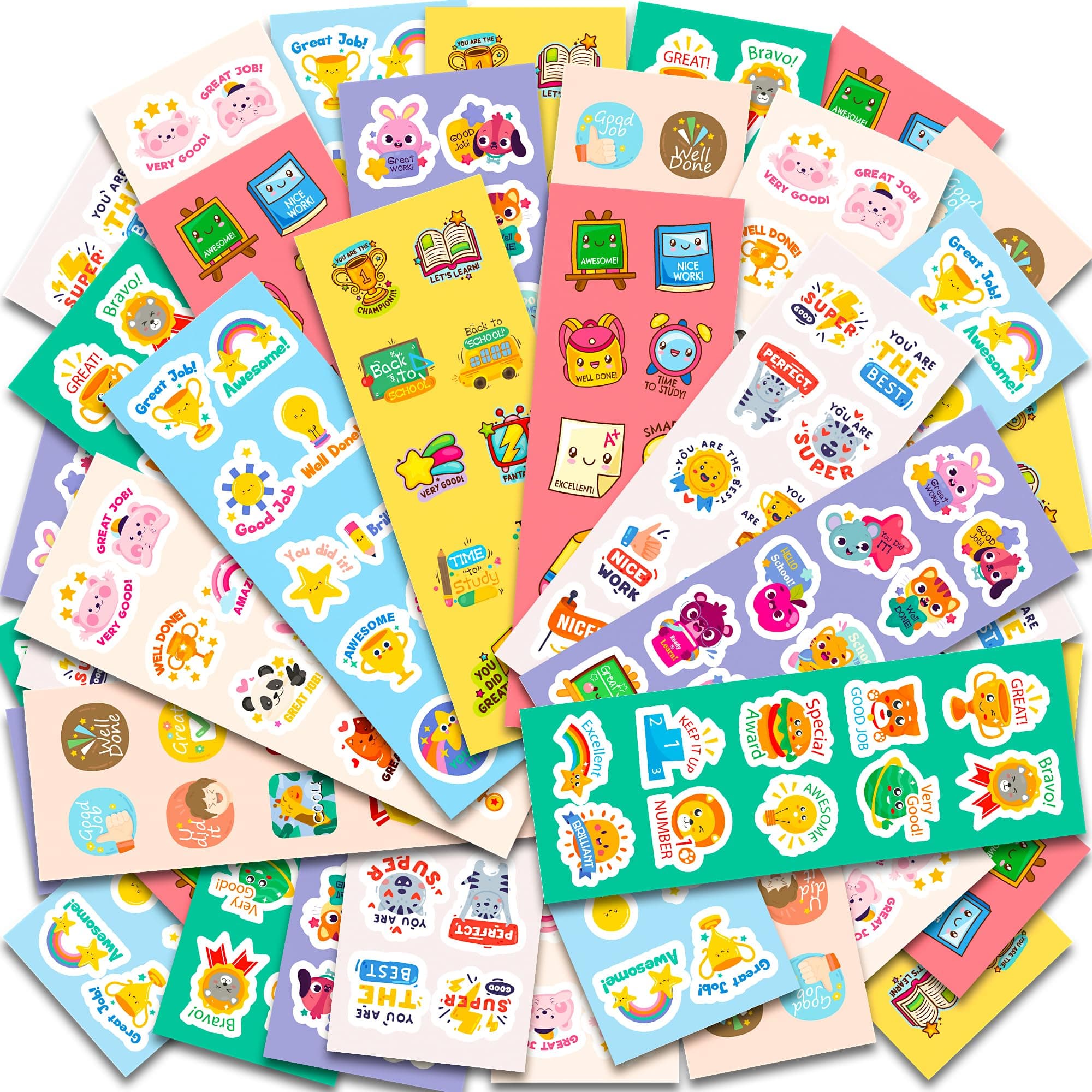 Back to School Supplies,400 Pcs Teacher Motivational Stickers for Kids | Back to School Gifts for Students,Teacher Must Haves Supplies Essentials Games Toys Gifts for First Day of School Classroom