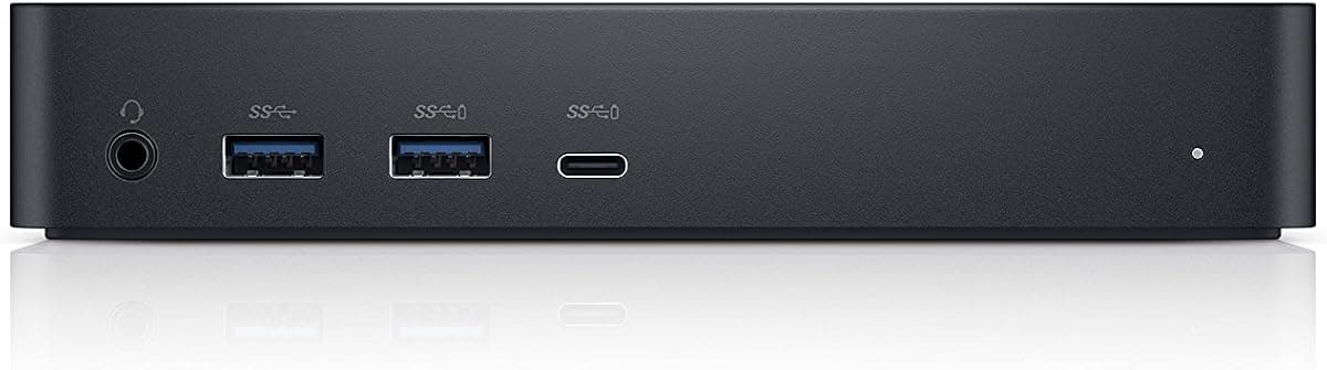 DELL DELLD6000 Universal Docking Station - Black (Renewed)
