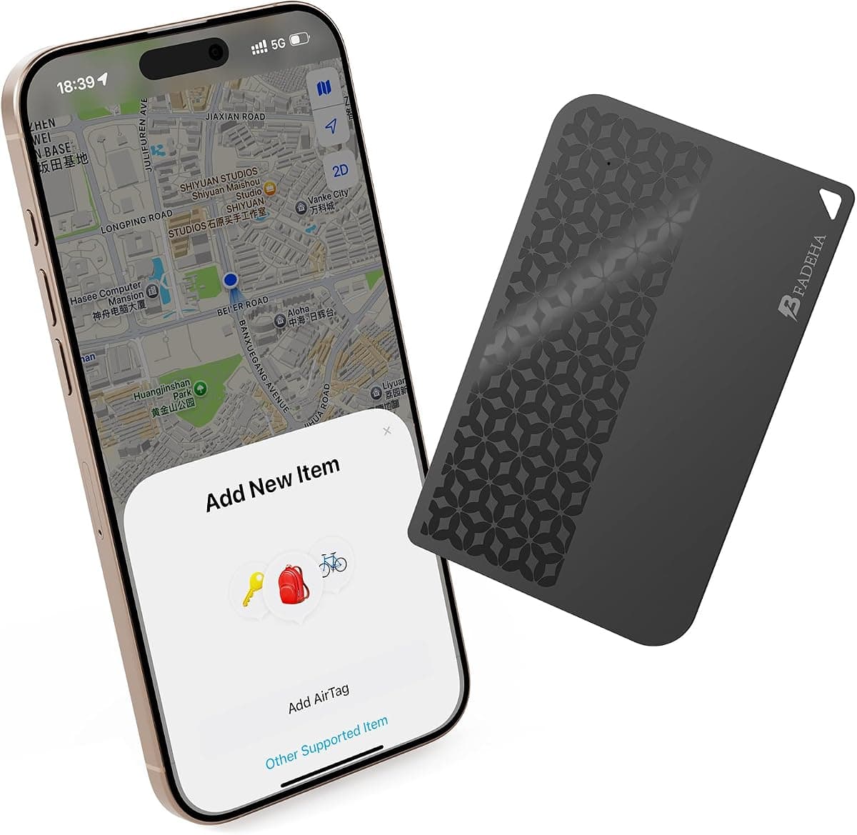 2026 Apple MFi Certified Wallet Tracker Smart Card for Find My iPhone Ultra Thin Air Tracker Tag for Travel, 5 Years+ Staying Power, IP69 Waterproof, Key Finder & Item Locator for Keys, Bags, Passport