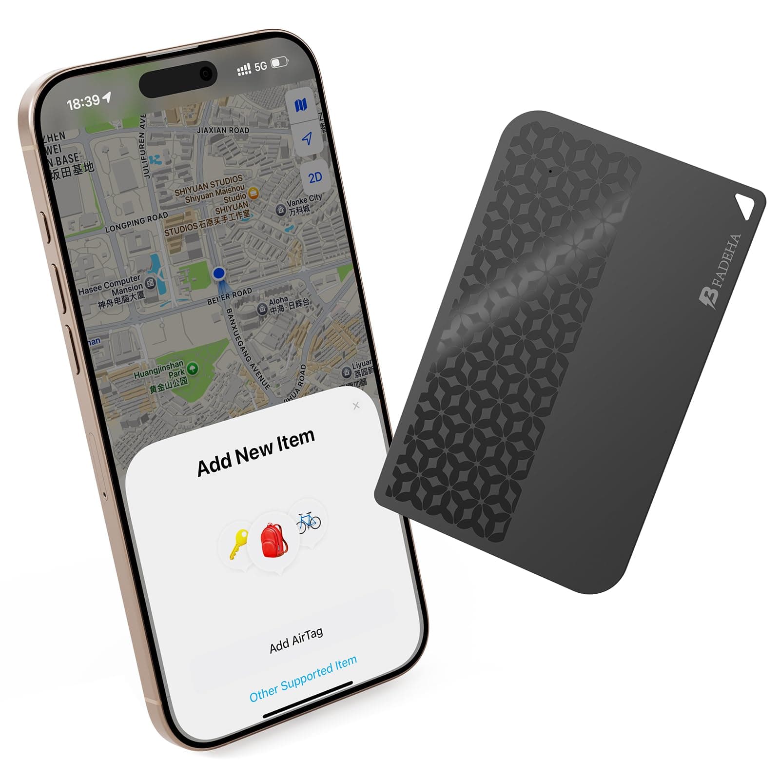 2026 Apple MFi Certified Wallet Tracker Smart Card for Find My iPhone Ultra Thin Air Tracker Tag for Travel, 5 Years+ Staying Power, IP69 Waterproof, Key Finder & Item Locator for Keys, Bags, Passport